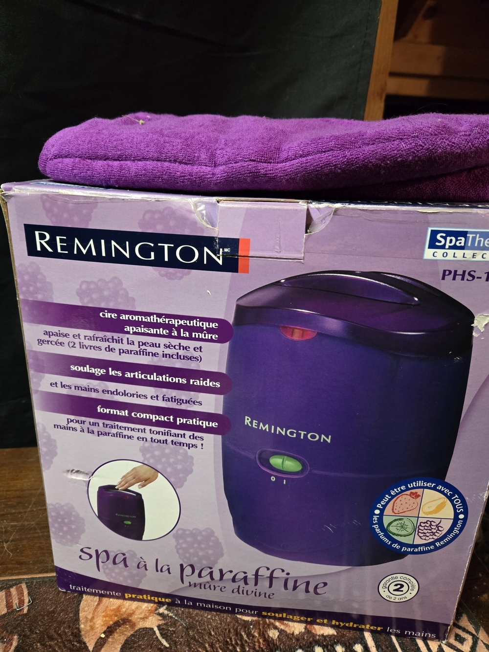 Remington Purple Paraffin Spa Heater